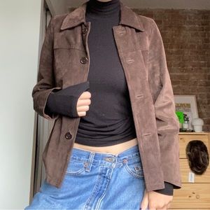 Vintage COACH suede jacket!